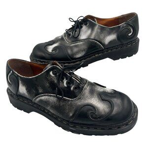 Vintage 90s Tredair England Made Mens Size 11 Oxford Shoes Rockabilly Punk Rock